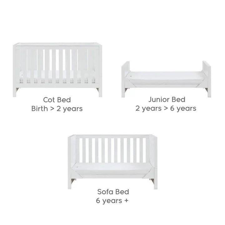 Tutti Bambini Tivoli Cot Bed – White