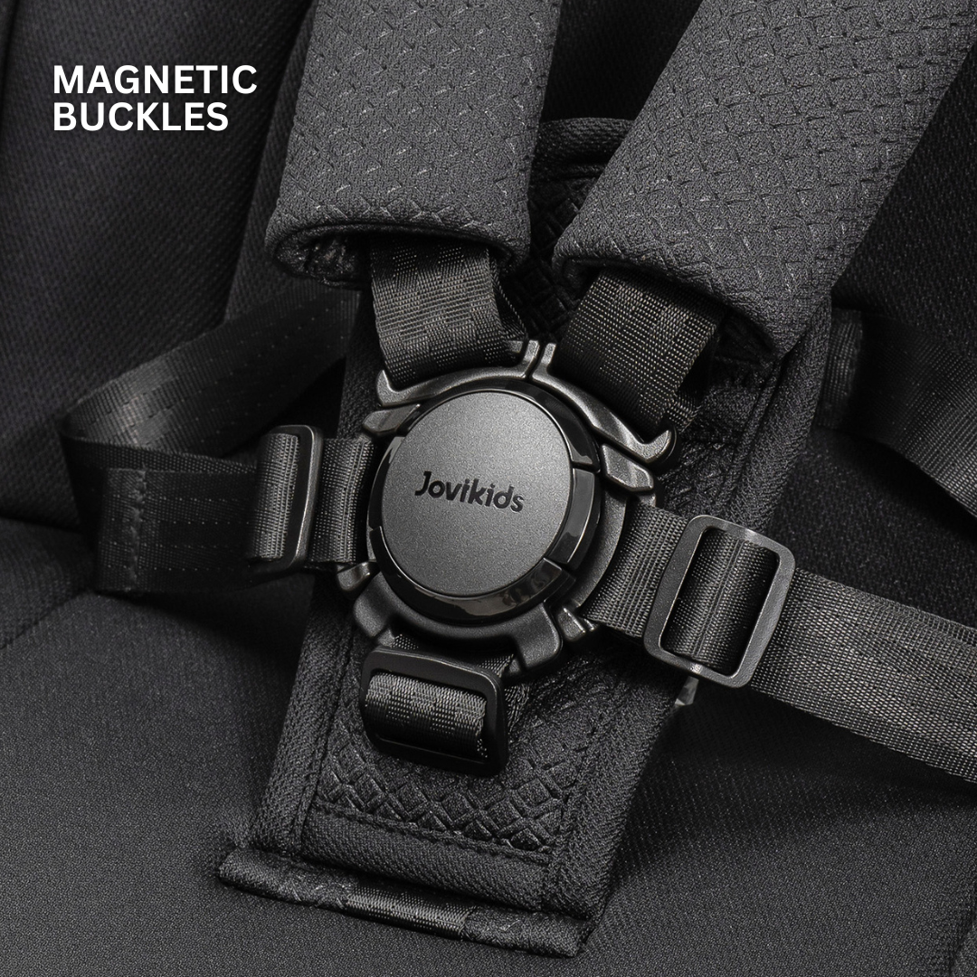 JoviKids Ayla Compact Twin Pushchair - Black