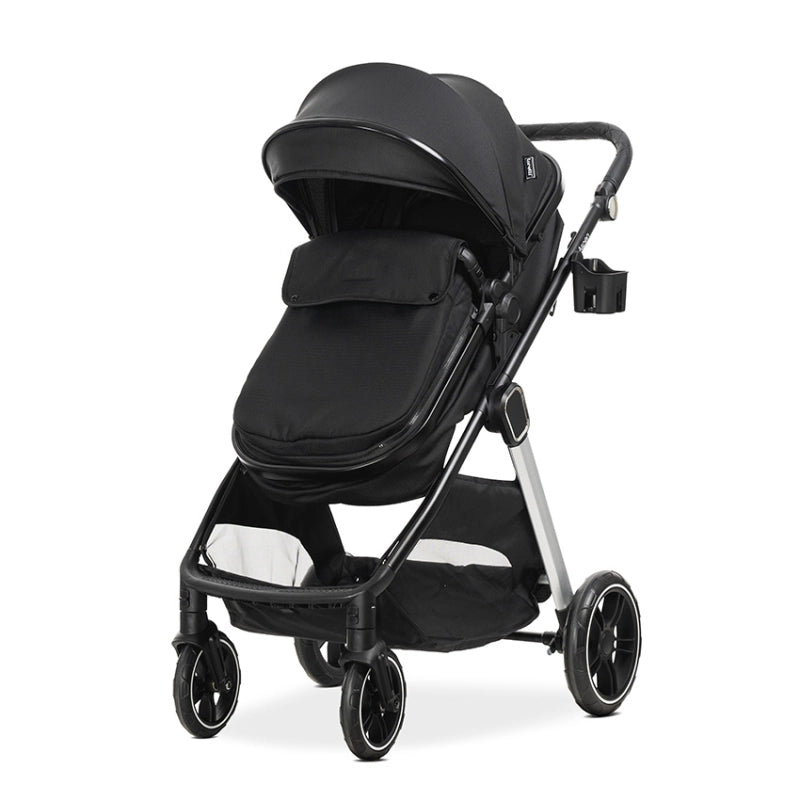 Lorelli Aspen 3in1 Travel System Inc Aria I Size Car Seat – Black