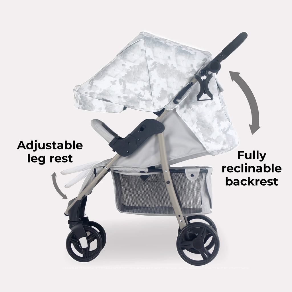 My Babiie MB30 Pushchair - Grey Tie Dye