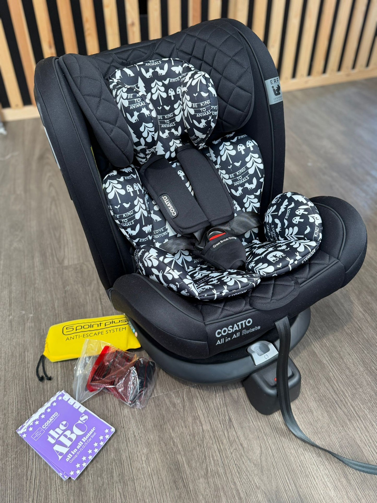 EX DISPLAY Cosatto All in All Rotate Car Seat - Silhouette