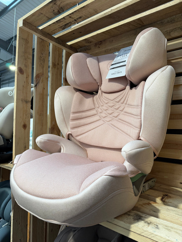 EX DISPLAY Cybex Solution T High Back Booster - PLUS - Peach Pink