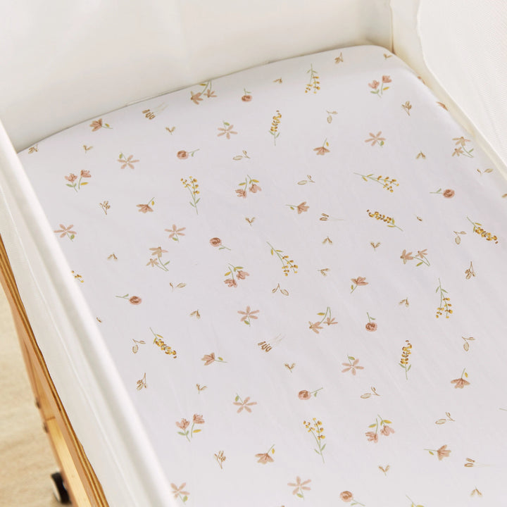 CuddleCo 2 Pack Universal Crib/Co-Sleeper Sheets - Cashmere Meadow