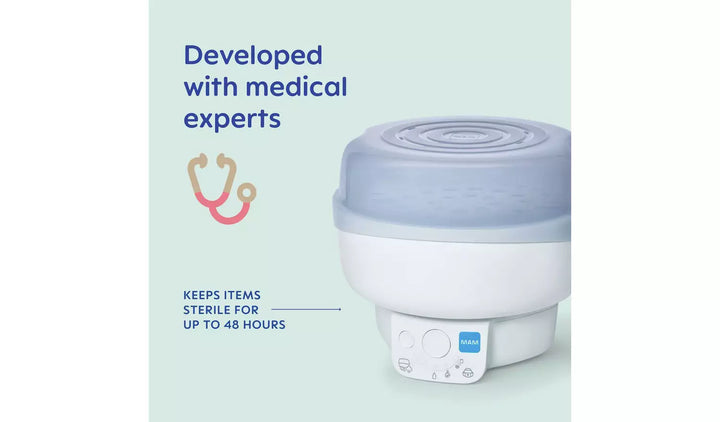 MAM Electric Steriliser & Express Bottle Warmer - Grey