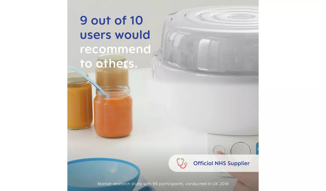 MAM Electric Steriliser & Express Bottle Warmer - Grey