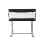 Oyster Drop Side Wiggle Crib Co-Sleeper - Carbonite