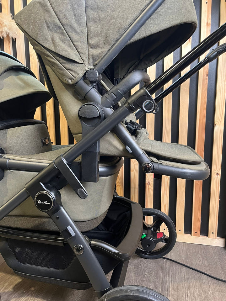 PRE LOVED Silver Cross Wave Double Travel System - Cedar