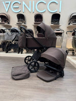 EX DISPLAY Venicci Claro2 Pram & Pushchair Bundle - Chocolate
