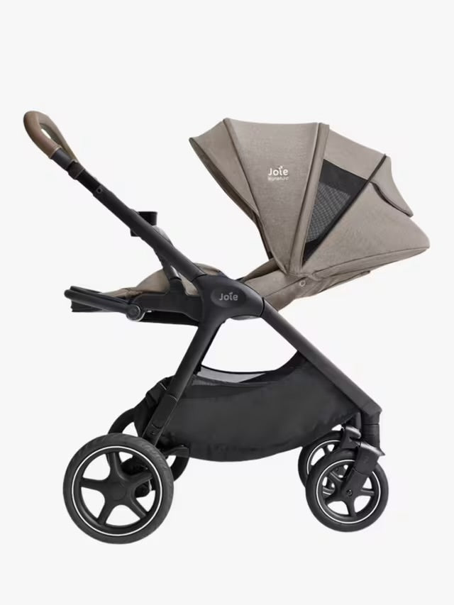 Joie Finiti Travel System Inc Sprint i-Size Car Seat Click and Go Bundle - Maple
