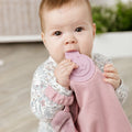 Cheeky Chompers Comfortchew Baby Comforter With Teether - Dusty Pink