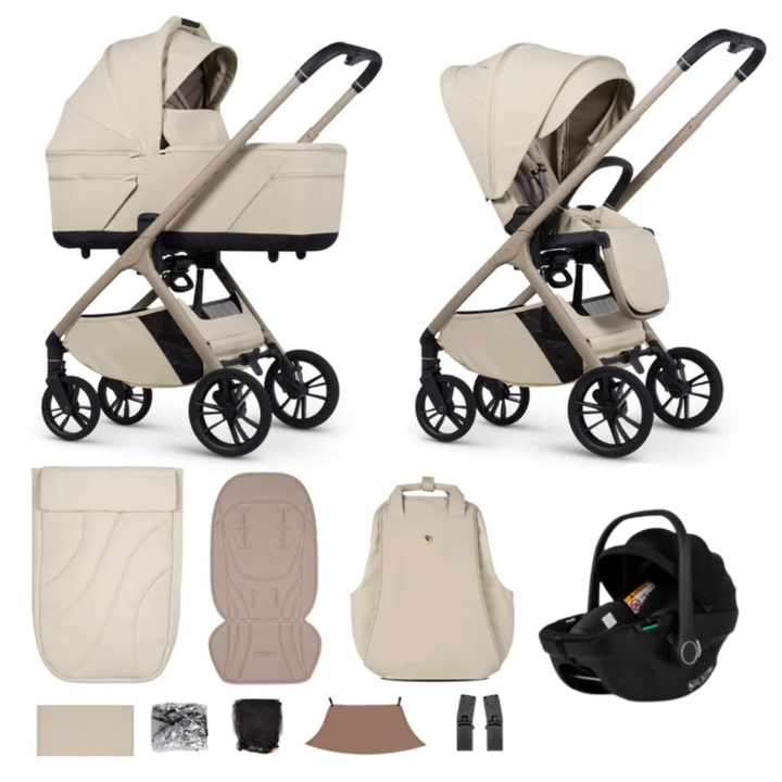 Venicci Tila 13 Piece Luxury Tiago Travel System Bundle - Sabbia