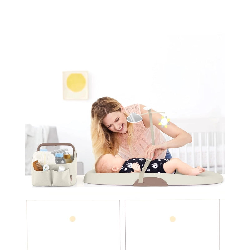 Skip Hop Light Up Diaper Caddy Organiser - Oat