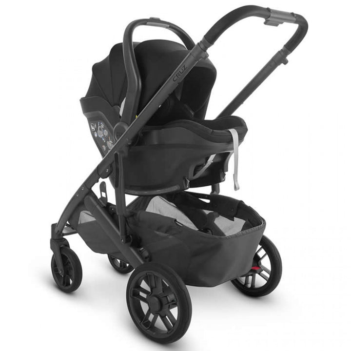 Uppababy Cruz V2 Pushchair + Carrycot + Mesa + Base i-Size Travel System - Jake Black