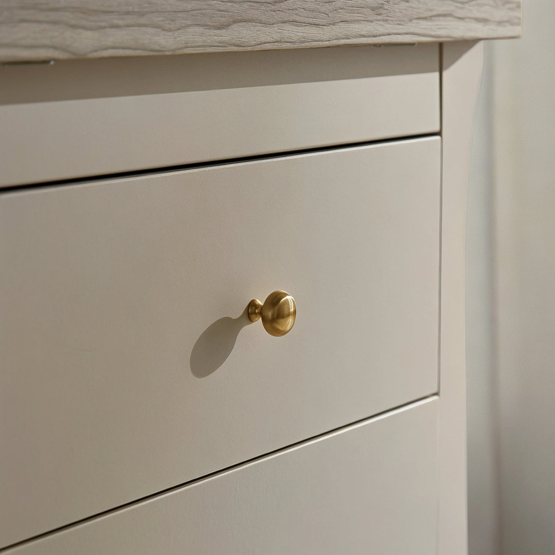 CuddleCo Clara 6 Drawer Dresser - Cashmere & Ash