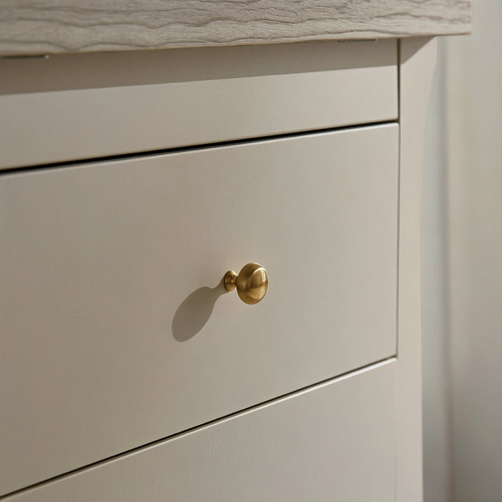 CuddleCo Clara 6 Drawer Dresser - Cashmere & Ash