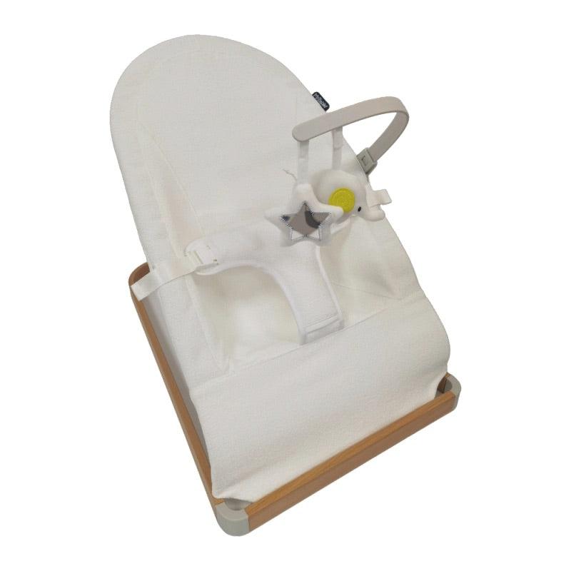 My Babiie Baby Bouncer with Toy Bar - Cream