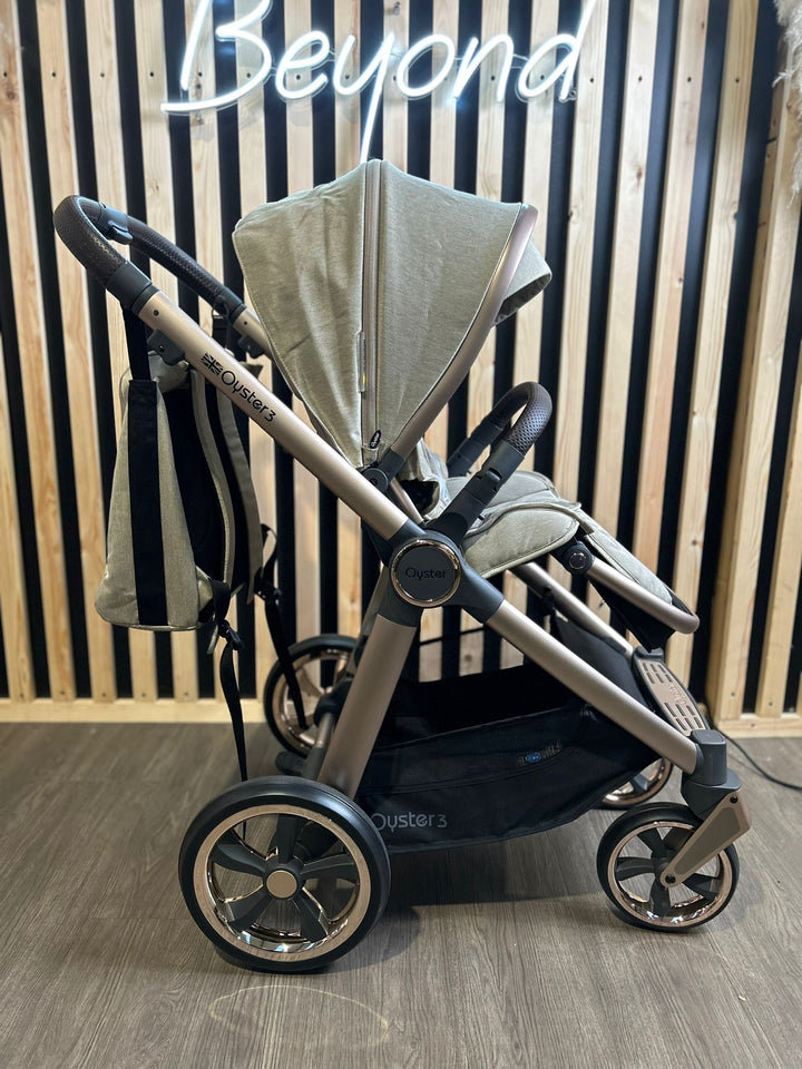 EX DISPLAY Babystyle Oyster 3 Travel System - Creme Brulee