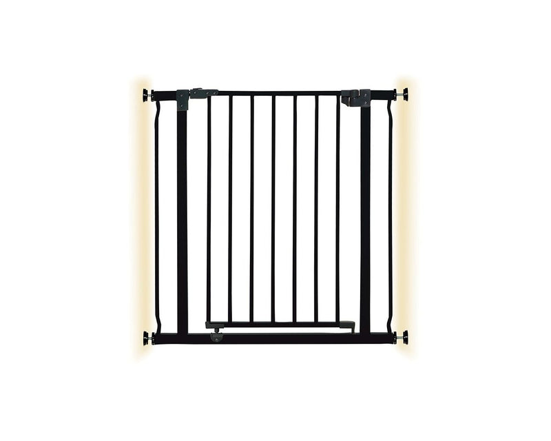 Liberty Security Gate With Smart Stay-Open Feature- Black
