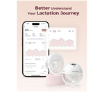 Momcozy M5 Smart Wearable Double Electric Breast Pump - Grey