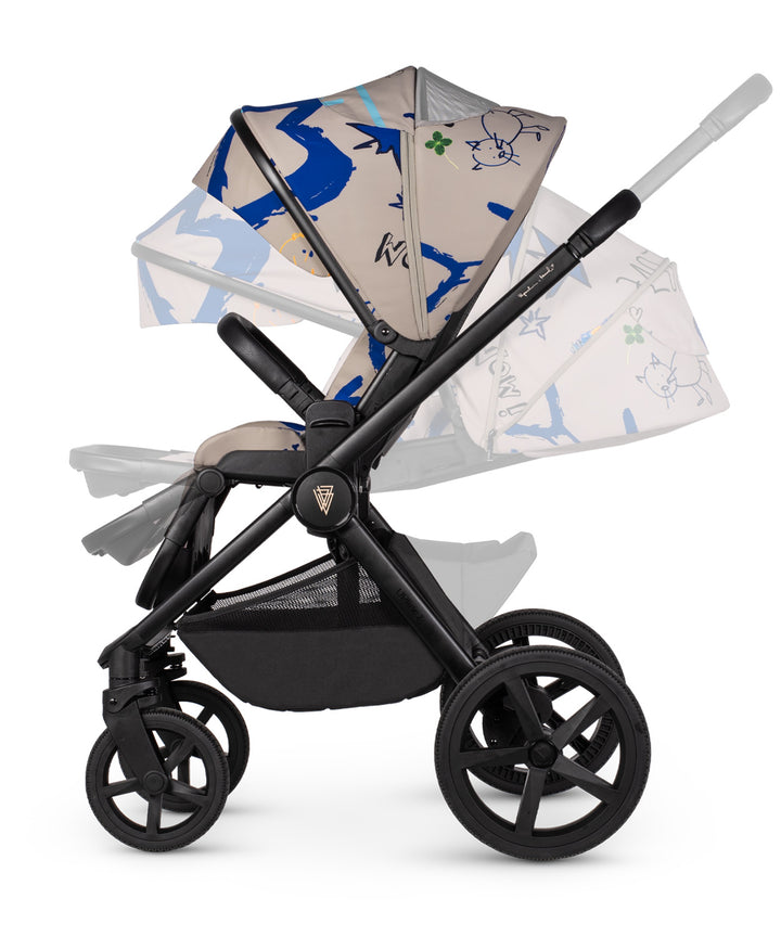 Venicci Upline2 4in1 Travel System Inc 360 Base - Special Edition Draft Beige