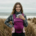 Bizzi Growin Velvet Baby Carrier - Berry Kiss