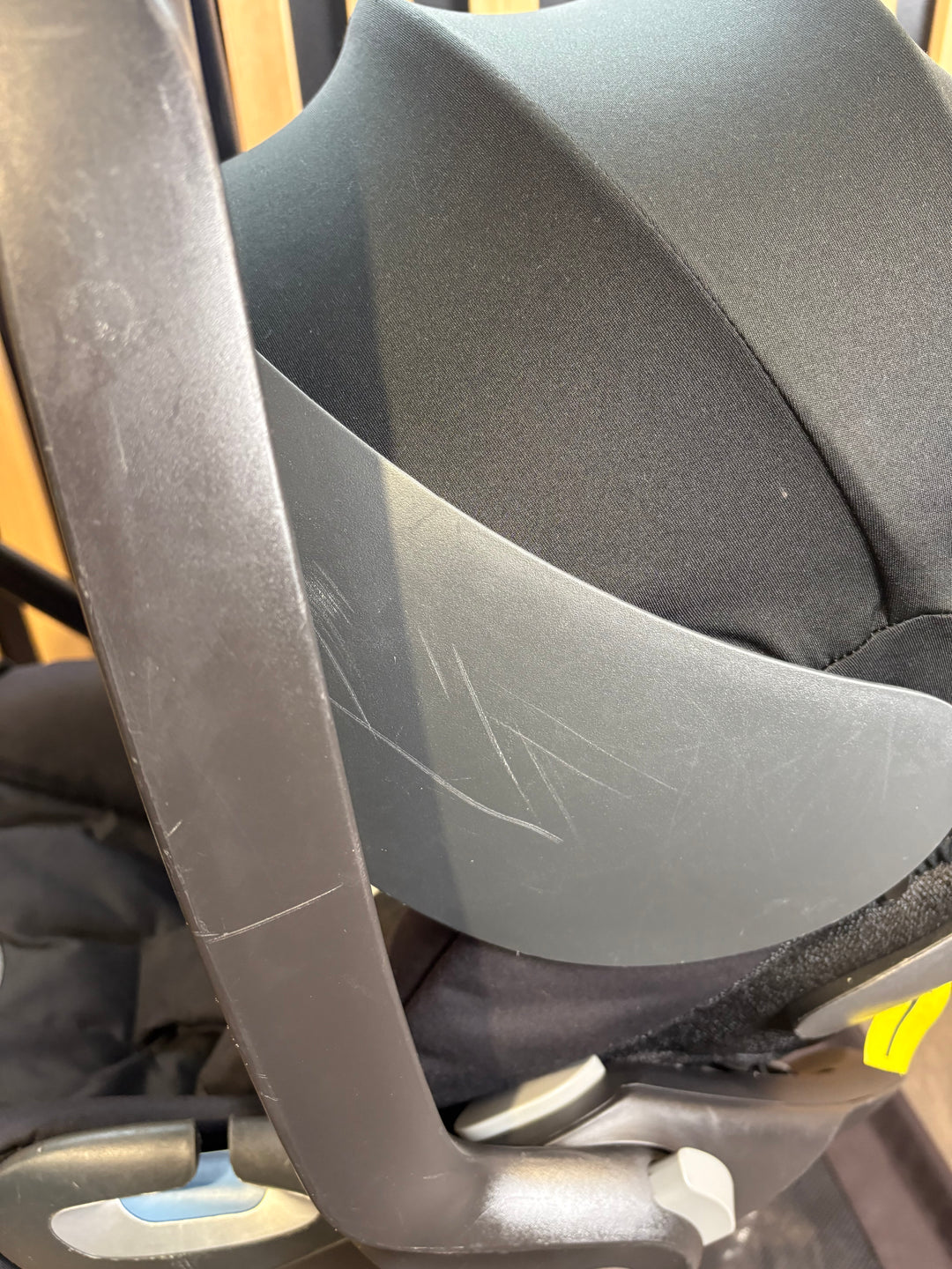 PRE LOVED Cybex Priam Pushchair inc. Cloud T Car Seat - Sepia Black on Rose Gold