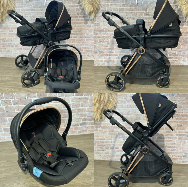 PRE LOVED Redkite Push Me Pace Travel System - Amber