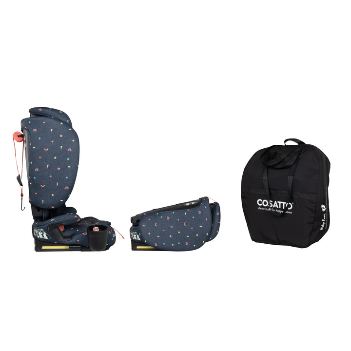 Cosatto On The Go i-Size Travel Car Seat - Doodle Days