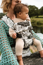 Bizzi Growin Nomad Pure Organic Baby Carrier - Urban Bloom