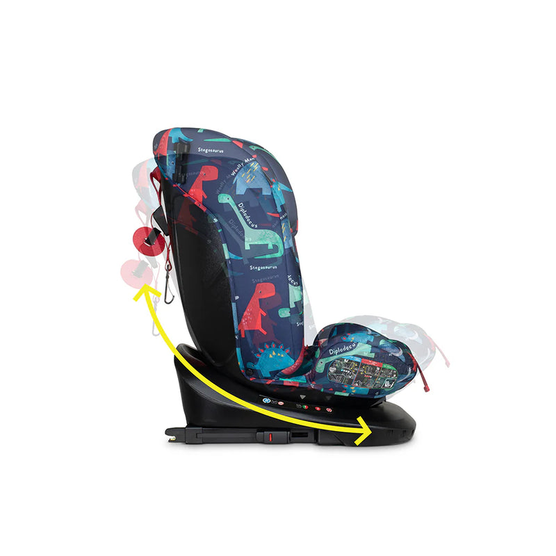 Cosatto Get Set Grow i-Size 360 Car Seat - D is for Dino