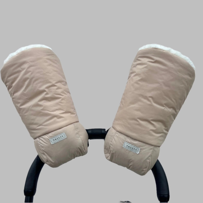 Hudoma Luxury Pram Gloves - Brooklyn Beige
