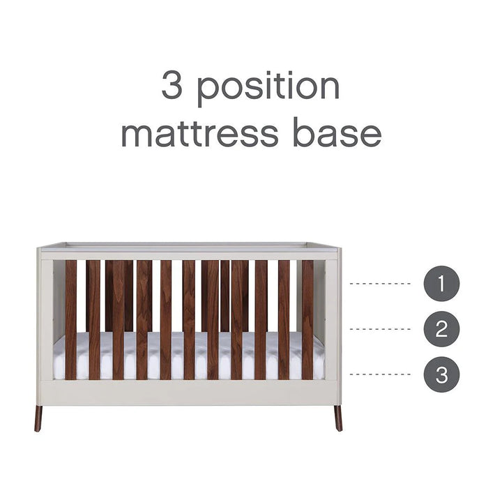 Tutti Bambini Fuori 3 Piece Room Set - Warm Walnut/White Sand