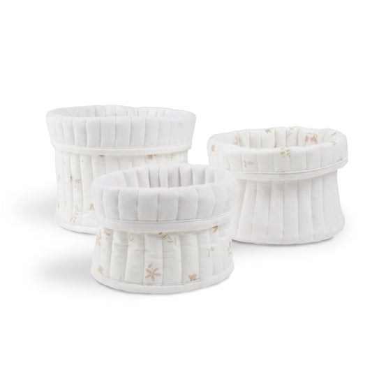 CuddleCo 3 Pack Storage Baskets - Cashmere Meadow