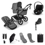 Bugaboo Fox 5 Renew Ultimate Inc Cloud T + 360 Isofix Base Travel System - Moon Grey