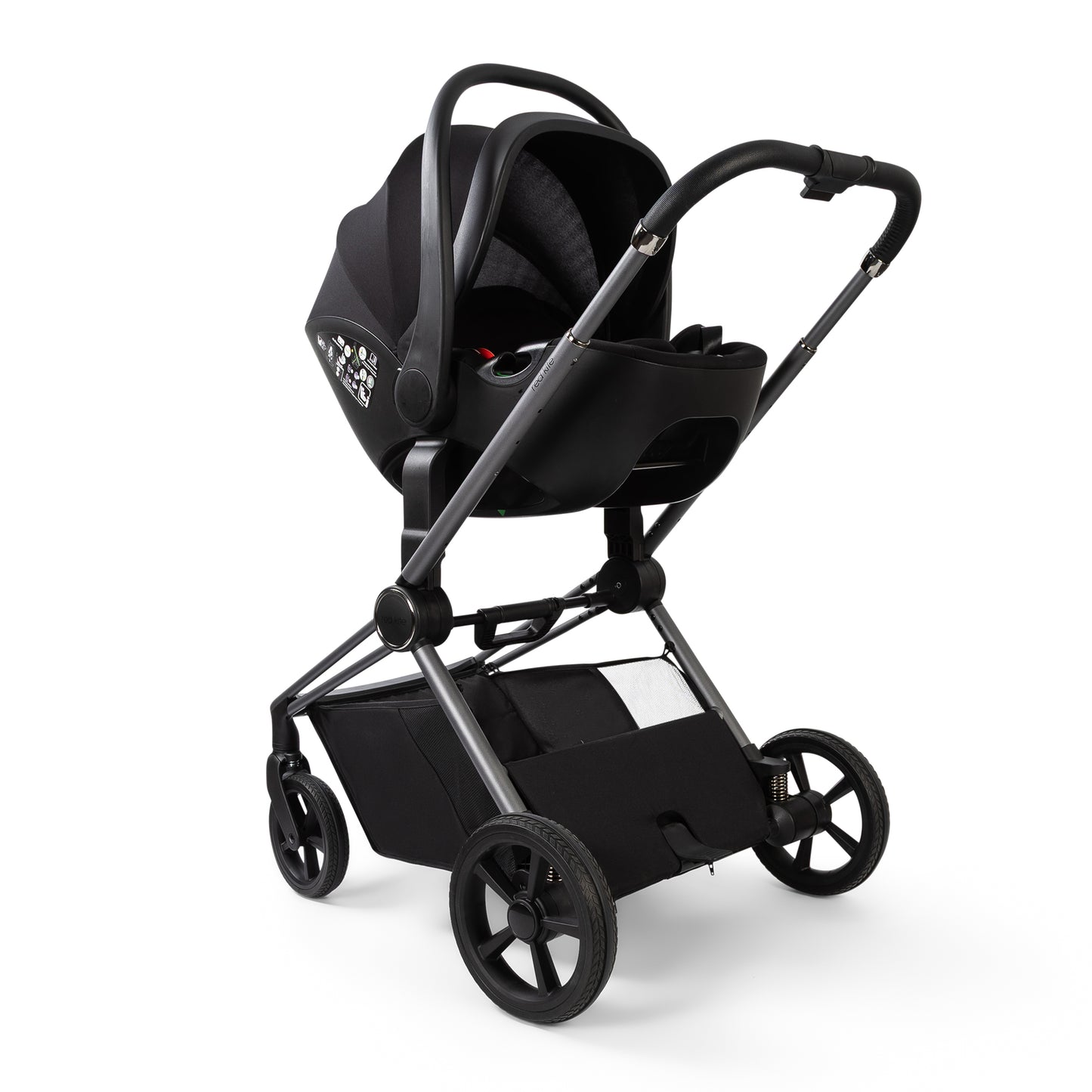 Redkite Push Me Cruise Complete Essentials Baby Bundle Inc Spin Base - Liquorice
