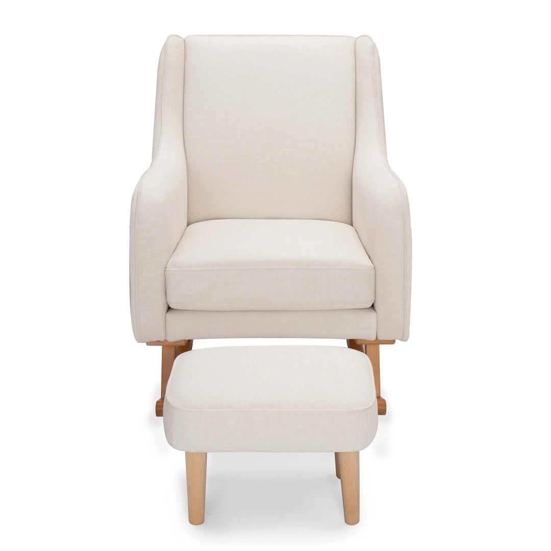 Babymore Ida Nursing Chair with Footstool – Ivory