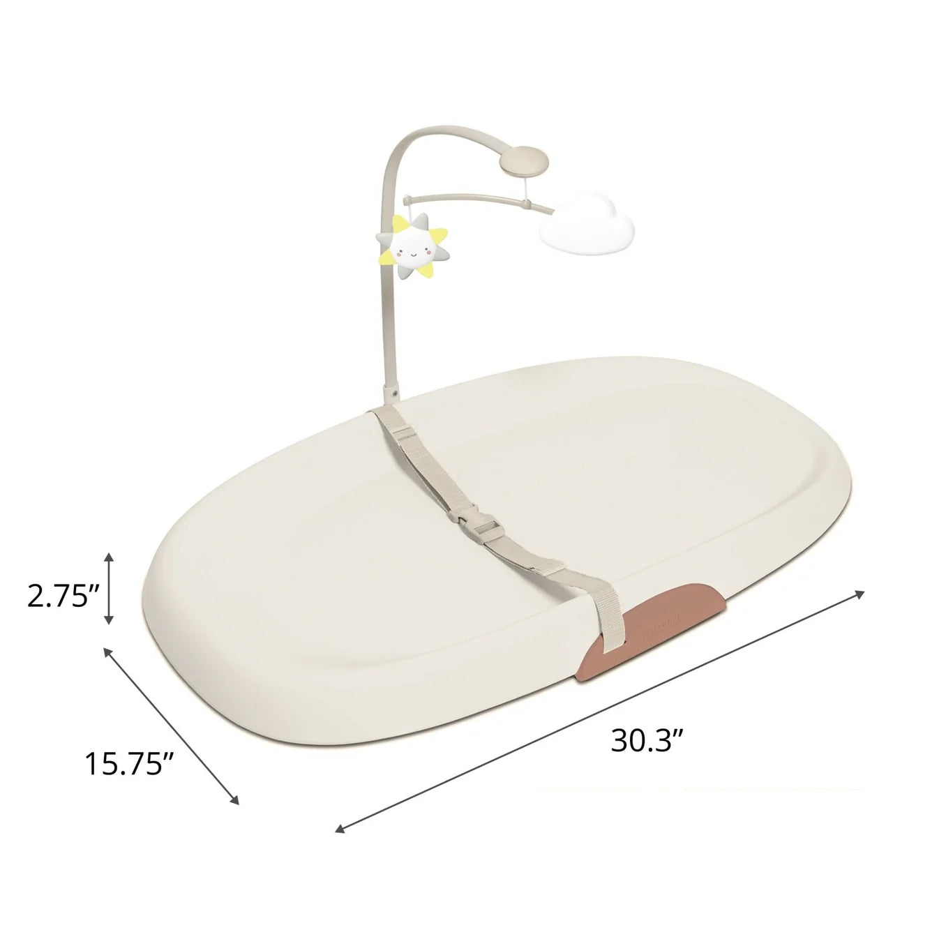 Skip Hop Nursery Style Wipe Clean Changing Pad - Oat