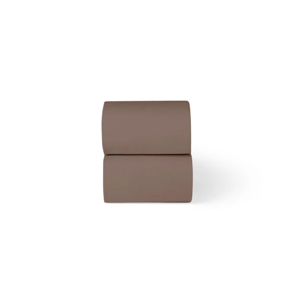 The Little Green Sheep Organic Moses Basket Fitted Sheets - Cocoa