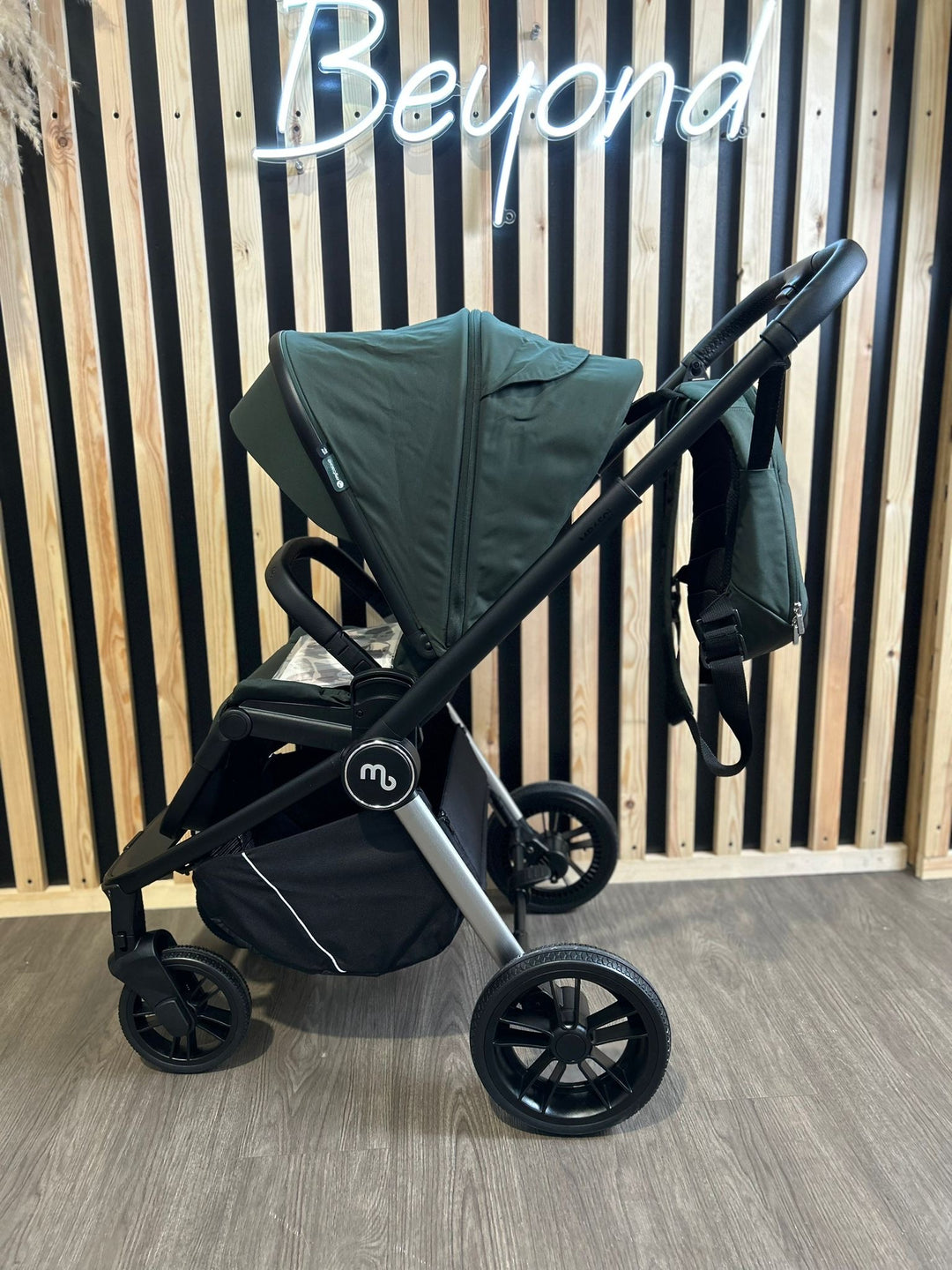 PRE LOVED My Babiie MB450 Travel System - Forest Green