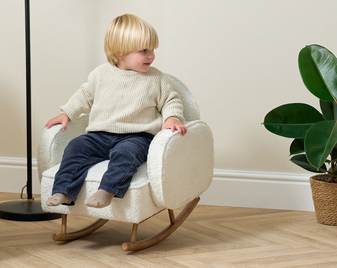 Tutti Bambini Micah Mini Me Children's Rocking Chair Boucle