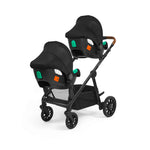 Ickle Bubba Virgo Twin 18 Piece Nimbus Car Seat Bundle - Black
