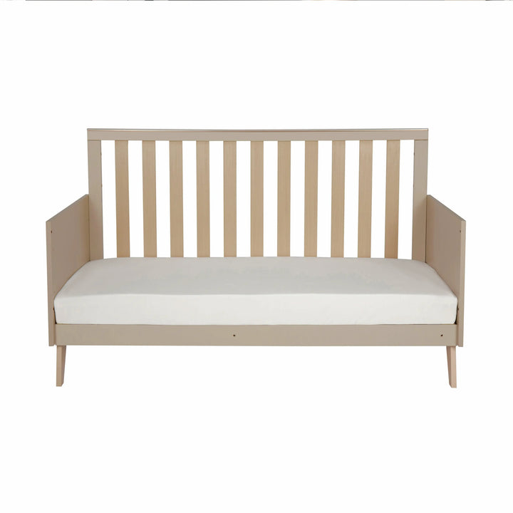Babymore Dante Cot Bed with Cot Top Changer – Cashmere