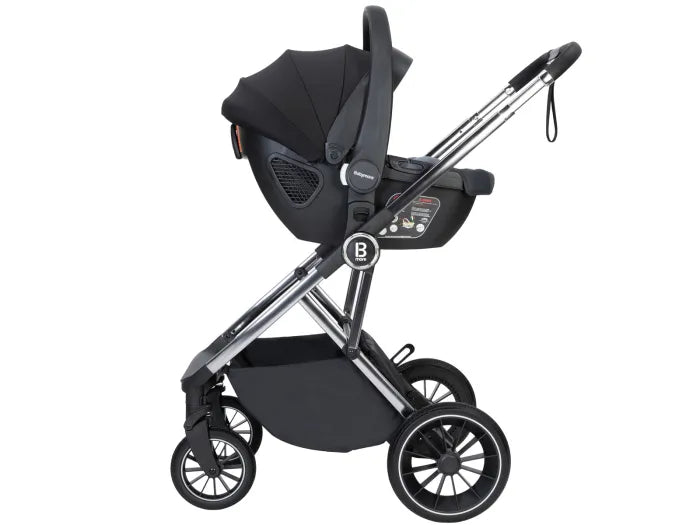 Babymore Chia Travel System Coco with Base - Pearl Grey