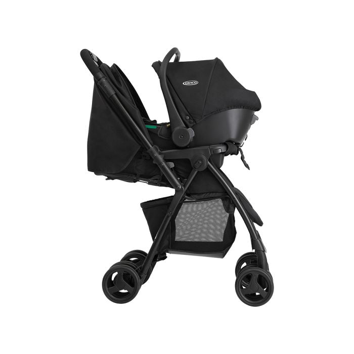 Graco Revaya Pushchair with SnugLite Eco i-Size R129 car seat Travel System - Midnight