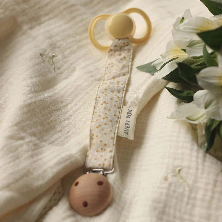 Avery Row Pacifier Holder - Wildflower Garden