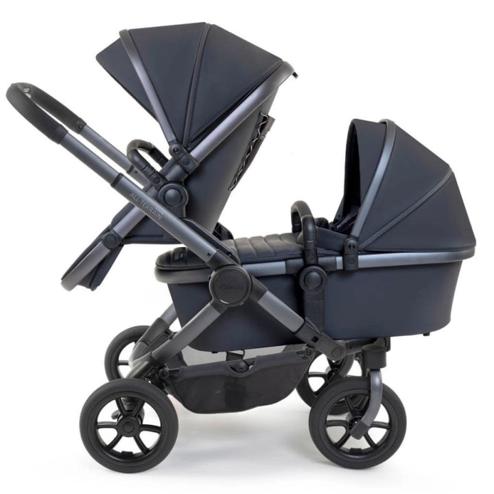 iCandy Peach 7 All Terrain Twin Pushchair - Storm Grey