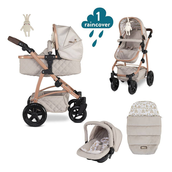 Cosatto Wow 3in1 Complete Dolls Travel System Set - Whisper