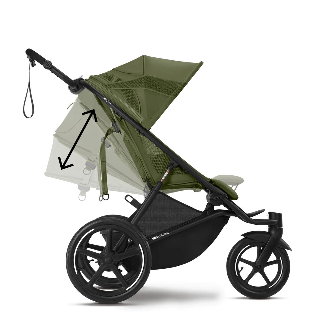 Cybex AVI Spin 3 Wheel Pushchair - Moss Green