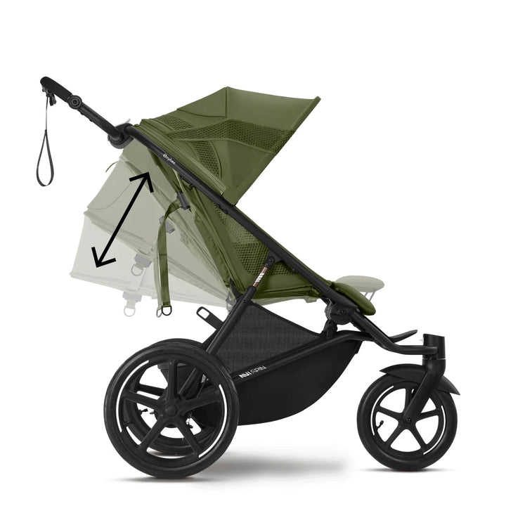 Cybex AVI Spin 3 Wheel Pushchair - Moss Green