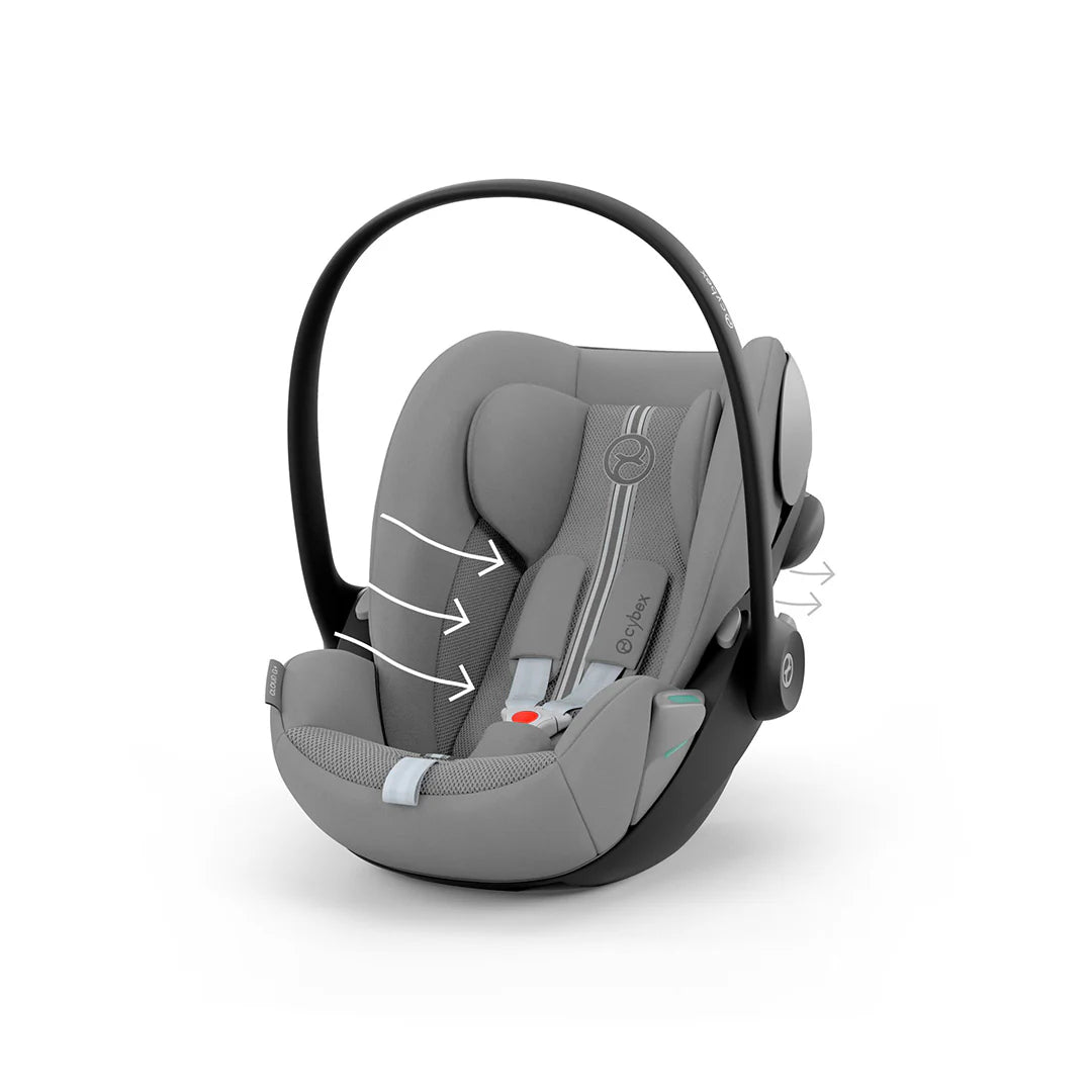 Cybex Cloud G Plus i-Size Group 0+ Car Seat - Stone Grey